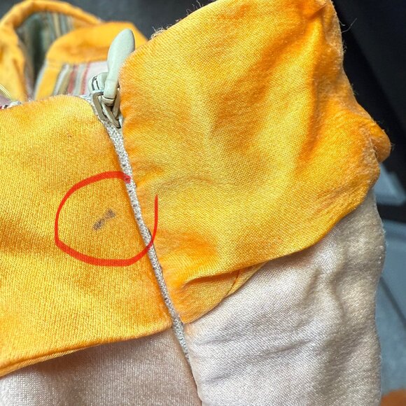 Odille Anthropologie Circle Swing Skirt Stripes Layered Cotton Silk US 2 - C2807 - Picture 14 of 14